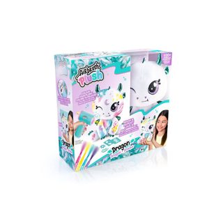 Kit De Coloriage Peluche Dragon Airbrush Électronique Canal Toys 085 Avec Pochoirs
