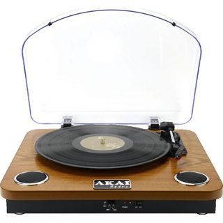 Platines Vinyle Akai Att-11btn Bluetooth Bois Rubis