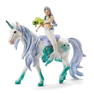 Figurine Sirene Sur Licorne De Mer, 70594 Bayala, 4 Pieces, Des 5 Ans