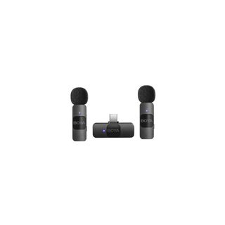 Kit Micro Cravate Sans Fil Boya By-v20 Usb-c 2 Émetteurs 1 Récepteur