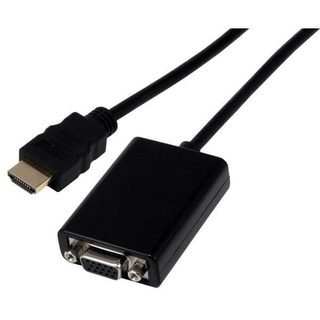 MCL CG-287C2 câble vidéo et adaptateur 0,2 m HDMI Type A (Standard) VGA (D-Sub) + 3,5 mm