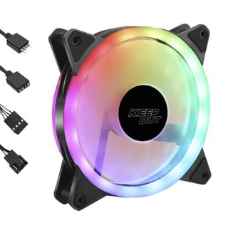 Ventilateur Auxiliaire Xfc-120sr Argb Keepout 120mm/ Argb/ Noir