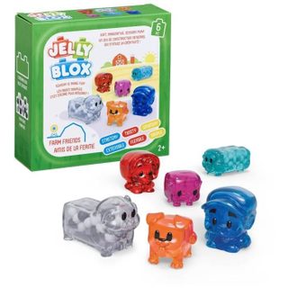 Goliath C Amis de la ferme - Jeu de construction - JELLY BLOX - Briques souples et flexibles - Dès 2 ans