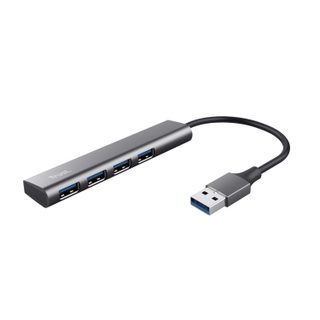 Trust Halyx Usb 3.2 Gen 1 (3.1 Gen 1) Type-a 5 Mbit/s Noir, Gris