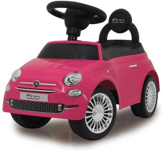 Voiturette Jamara Fiat 500 60x27,5x38 Cm Rose Plastique