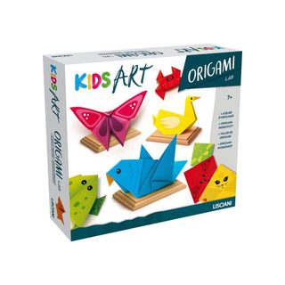 Kit Origami Enfant Lisciani Giochi Avec 105 Feuilles, 4 Supports En Bois
