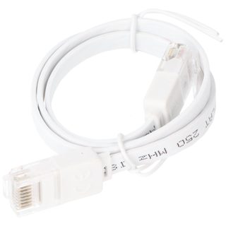 Câble Patch Plat Goobay Cat 6, U/utp, Blanc