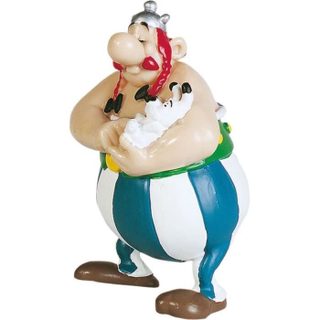 Figurine - Plastoy - Obélix Et Idéfix