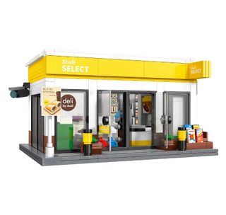 Station-service Briques Jamara Cada Shell Select 303 Pièces Multicolor Autres