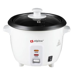 Cuiseur À Riz Alpina 871125218115 Blanc Capacité 1,2 Kg