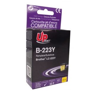Cartouche Encre Uprint Compatible Brother Lc-223y Jaune