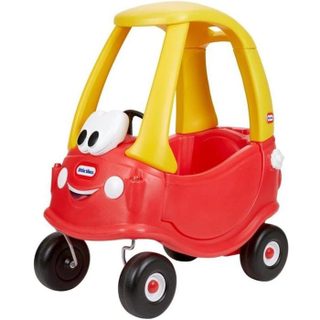 Cozy Coupe - Rouge - Voiture Enfant - Portes, Klaxon Et Plancher A Retirer - Des 18 Mois