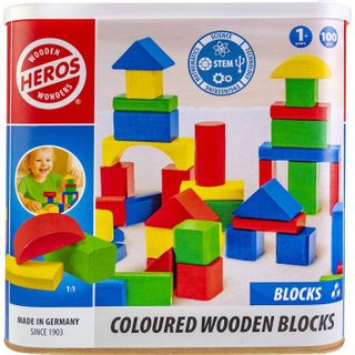 Blocs De Construction En Bois 100 % Certifié Fsc - 100 Pieces - Des 1 Ans