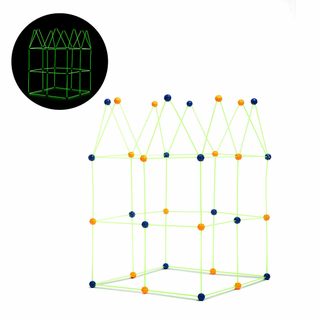 Kit De Construction De Fort Pour Enfants Builkitt Innovagoods 155 Pièces