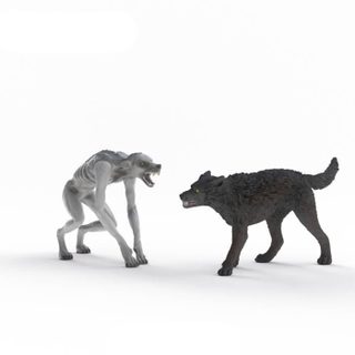 Figurine Loup-garou Vs Animagus, 14906 Gamme Harry Potter©