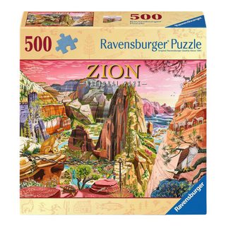 Ravensburger Puzzle Zion National Park - 500 Pièces De Plaisir