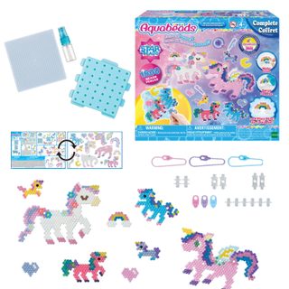 Aquabeads Kit Créatif Licornes Féériques 1500 Perles Fixation Eau