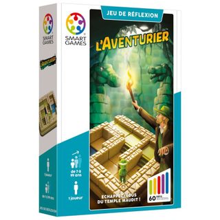 Jeu De Logique Smart Games L Aventurier 8 Pièces Bleu Plastique
