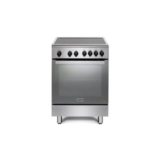 De’longhi Dmx 64 Inl Four Et Cuisinière A Electrique Plaque Avec Zone À Induction Noir, Acier Inoxydable