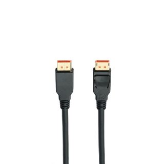 Câble Displayport 2.1 Mâle/mâle Avec Verrouillage - Connecteurs Plaqués Or - Certifié Vesa - 80gbps - 16k@60hz - 1m - N