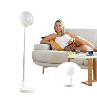 Ventilateur De Bureau Innovagoods Fandle Pliable 7200 Mah Usb-c