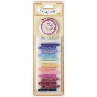 15 Tub.perles Verre+fil 20m+ac Kim Play Cou1385