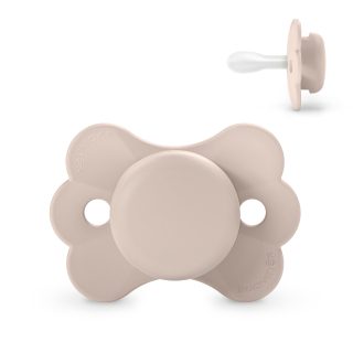 Sucette Bébé 0/6 Mois, Avec Tétine Symétrique Sx Pro En Silicone, Réversible, Plate, Flexible, Respecte Le