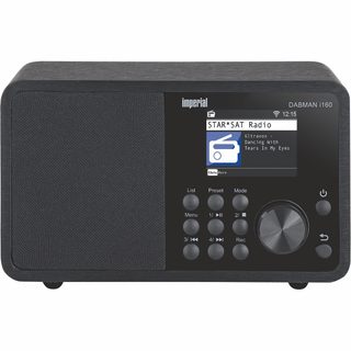 Radio Dab+ / Fm / Internet Compacte Avec Fonction Alarme Dabman I160 Noir Imperial
