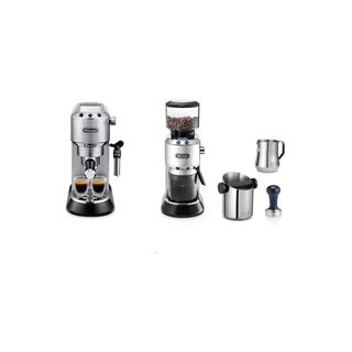 De'Longhi Machine à café expresso manuelle et Moulin à café ECKG6821.M