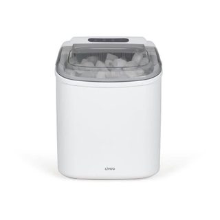 Machine A Glaçons - Livoo - Dom484 - Jusqu'a 12 Kg/j - Réservoir 1,2l - Bac A Glaçons 600g - 9 Cubes Par Cycle - Autonettoyan