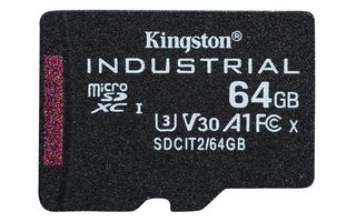Kingston Technology Carte 64gb Microsdxc Industrielle C10 A1 Pslc Emballage Individuel Sans Adaptateur
