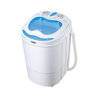 Lave Linge Charge Par Dessus Mesko Home 3kg Technologie De Convertisseur Bleu, Blanc 36x37x53cm