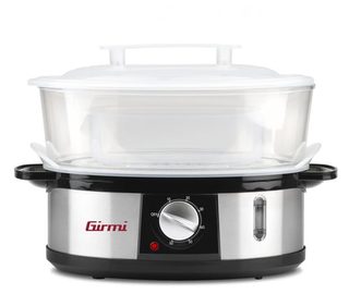 Girmi Vp26 Cuiseur Vapeur 3 Nombre De Paniers Pose Libre 750 W Noir, Argent