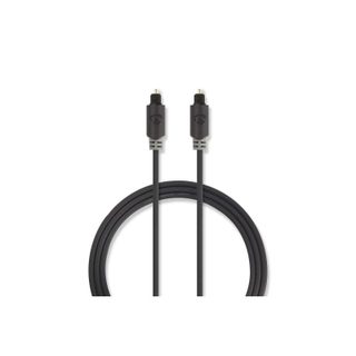 Câble Audio Optique Toslink Male Toslink Male 1.00 M Rond Pvc Nedis - Cabw25000at10