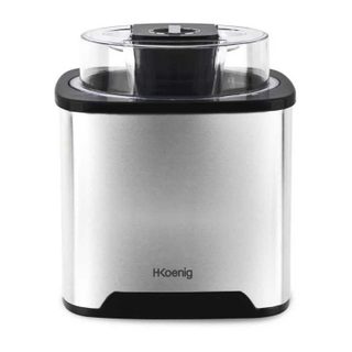 H.Koenig SRB80 Sorbetière en acier inoxydable 12 W - 2 L