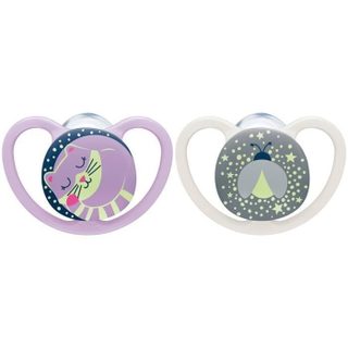 Nuk 2 Sucettes Space 18-36m Nuit