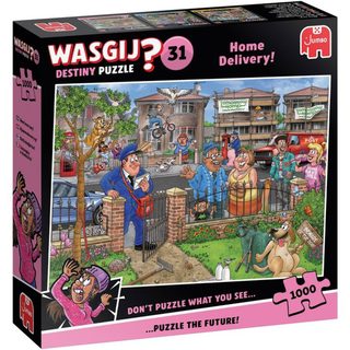 Puzzle Jumbo Wasgij Destiny 31 Livraison À Domicile 1000 Pièces Carton Humour