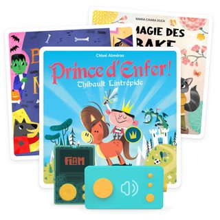 Lunii - Pack 3 livres audio : Prince d’Enfer, Bienvenue chez les Monstres, Magie des Obake – 4h10 d’écoute