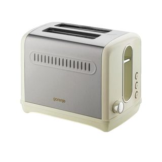 Grille-pain Gorenje T1100cli Champagne 2 Tranches Avec Fonction Décongélation Et Réchauffage