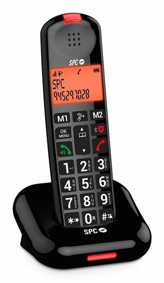 Spc Comfort Kairo Téléphone Dect Identification De L'appelant Noir