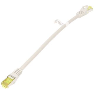Câble Patch Goobay Rj45 Cat 6a S/ftp (pimf), 500 Mhz Avec Câble Brut Cat 7, Gris