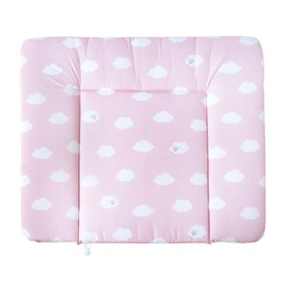 Matelas À Langer Kleine Wolke Rose – 85 X 75 Cm – Revêtu De Pu