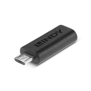 Lindy 41903 Adattatore Per Inversione Del Genere Dei Cavi Usb Type C Usb Type Micro-b Nero