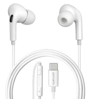 4smarts Active In-ear Stereo Headset Usb Type-c Melody Digital Basic Casque Avec Fil Ecouteurs Appels/musique Blanc