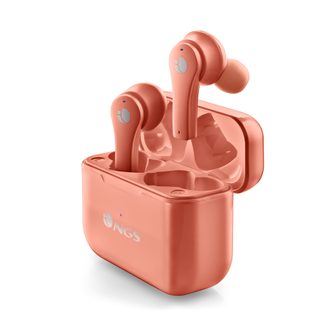 Ngs Artica Bloom Casque Sans Fil Ecouteurs Appels/musique Usb Type-c Bluetooth Corail