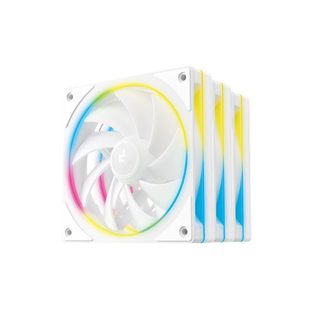 Ventilateur Boîtier Fl12 Se Plastique Blanc 120 × 120 × 25 Mm Deepcool