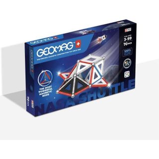 Geomag Jeu de construction magnétique - Classic Panels - Navette NASA - 70 pièces - Magnétique - Dès 3 ans
