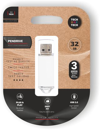 Clé Usb Techonetech Basic Usb 2.0 32 Go
