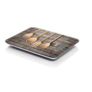 Balance De Cuisine Numérique Laica Ks5010 Cuillères Marron 10 Kg (18,5 X 22,7 X 1,7 Cm)