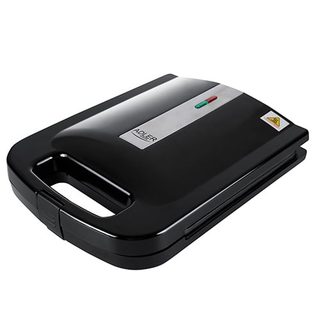 Adler Ad 3055 Gaufrier Et Appareil À Croque-monsieur 2000 W Noir, Argent